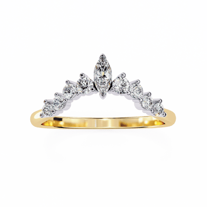 Queen's Love Diamond Band ring