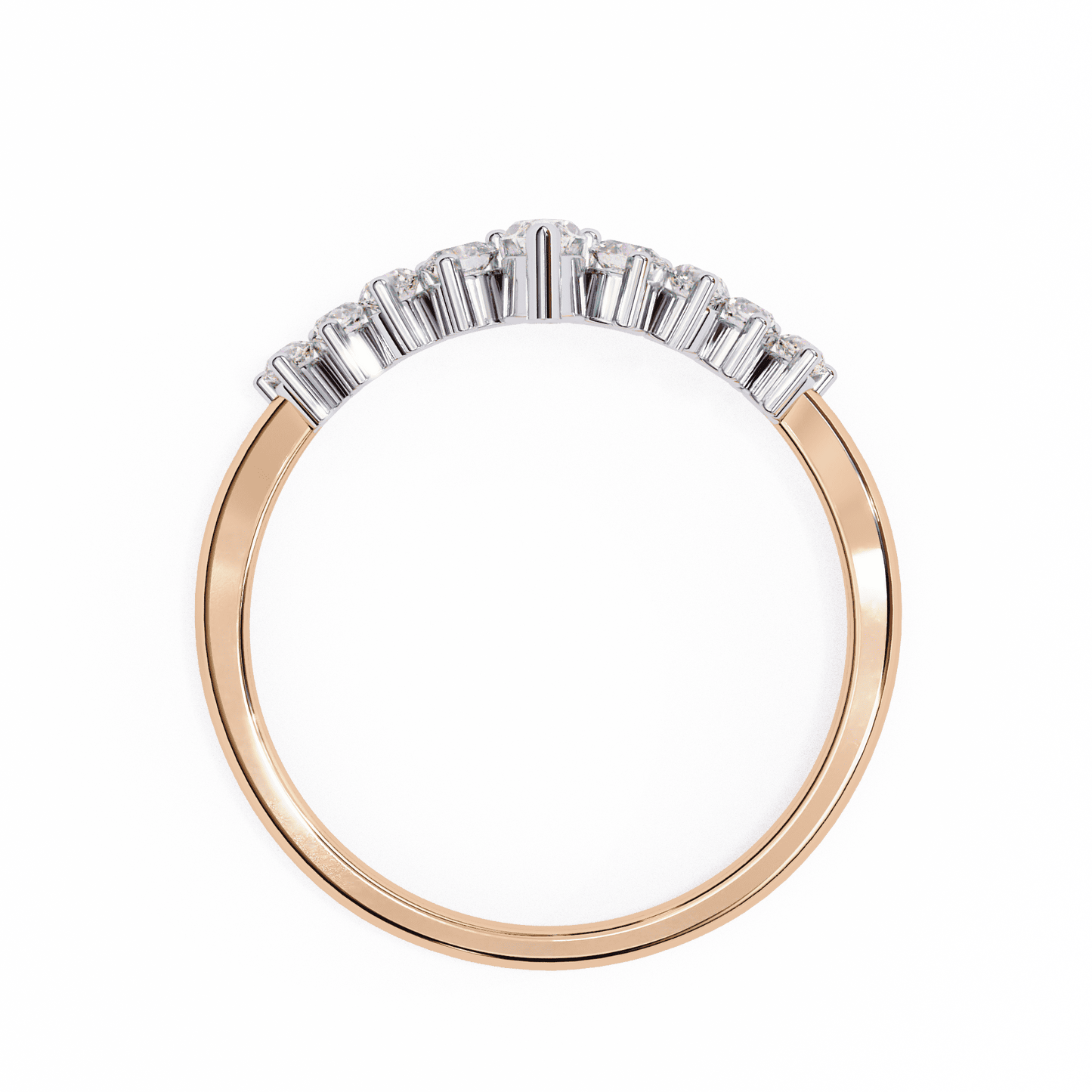 Queen's Love Diamond Band ring