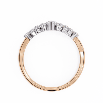 Queen's Love Diamond Band ring