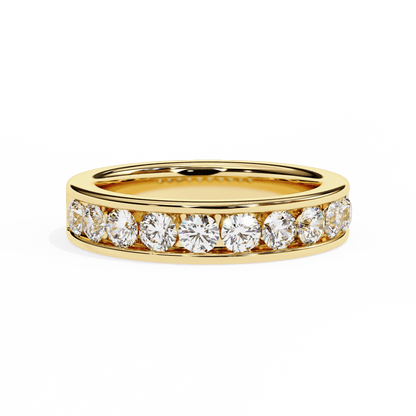 Star Studded Diamond Band Ring