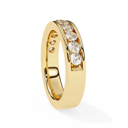 Star Studded Diamond Band Ring