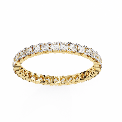 0.99 Carat Round Diamonds Eternity Band