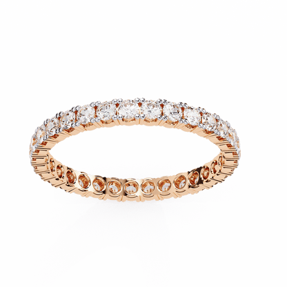 0.99 Carat Round Diamonds Eternity Band