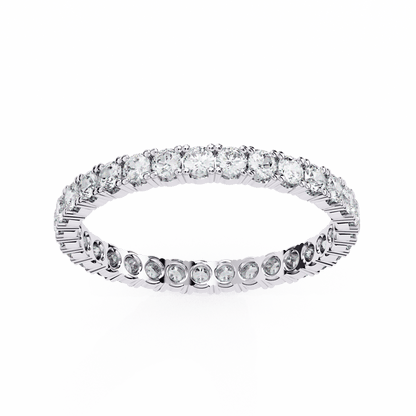0.99 Carat Round Diamonds Eternity Band