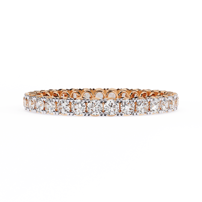 0.99 Carat Round Diamonds Eternity Band