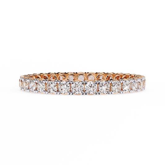 0.99 Carat Round Diamonds Eternity Band