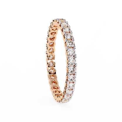 0.99 Carat Round Diamonds Eternity Band