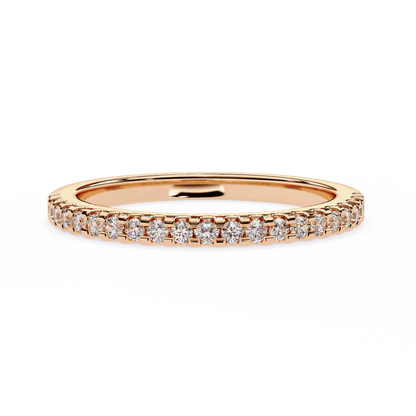 Half eternity Stackable Diamond Band