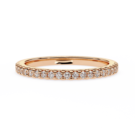 Half eternity Stackable Diamond Band
