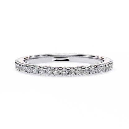 Half eternity Stackable Diamond Band