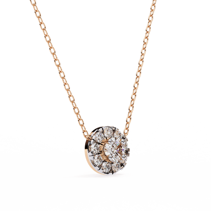Cocktail Round Diamonds Pendant