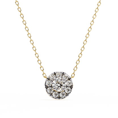 Cocktail Round Diamonds Pendant