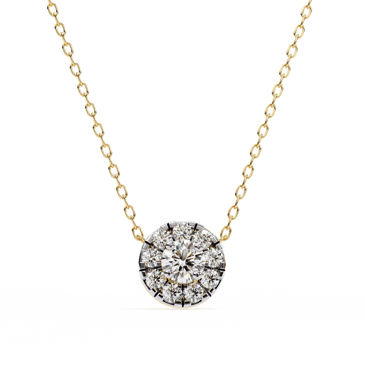 Cocktail Round Diamonds Pendant