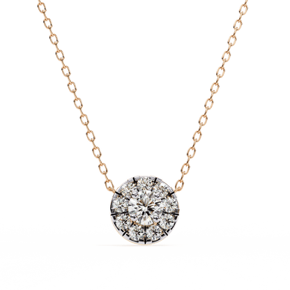 Cocktail Round Diamonds Pendant