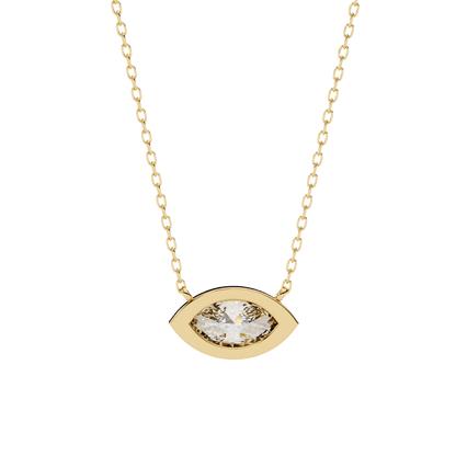 0.68 Carat Marquise Solitaire Pendant