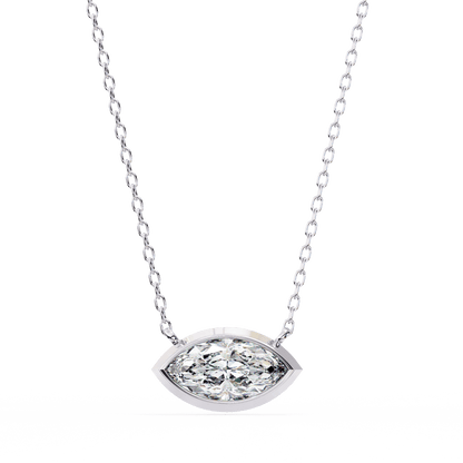 0.68 Carat Marquise Solitaire Pendant