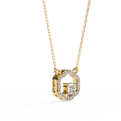 Dazzling Dot Diamond Pendant