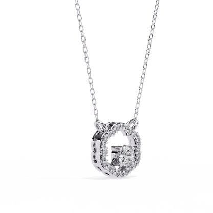Dazzling Dot Diamond Pendant