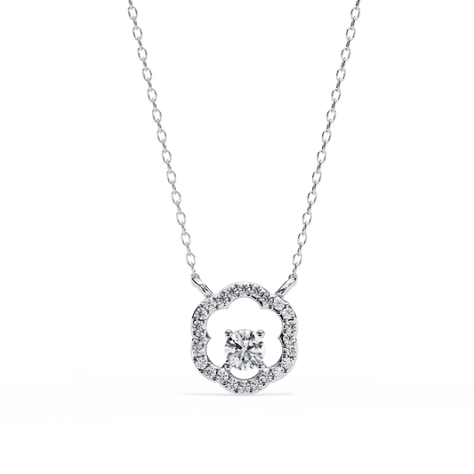Dazzling Dot Diamond Pendant