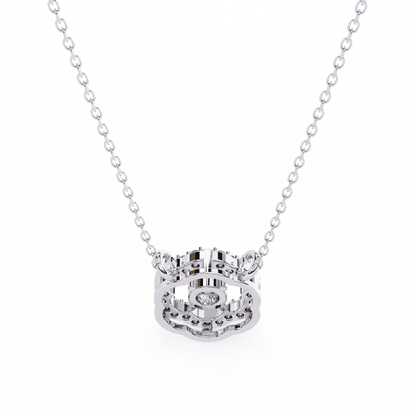 Dazzling Dot Diamond Pendant