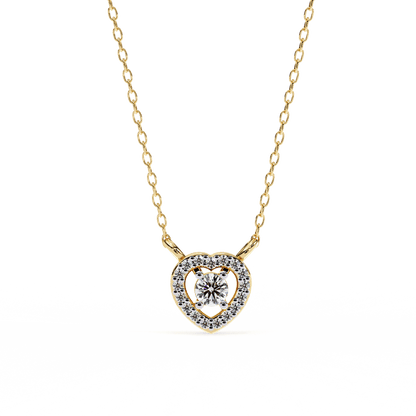 Centre of Heart Diamond Pendant