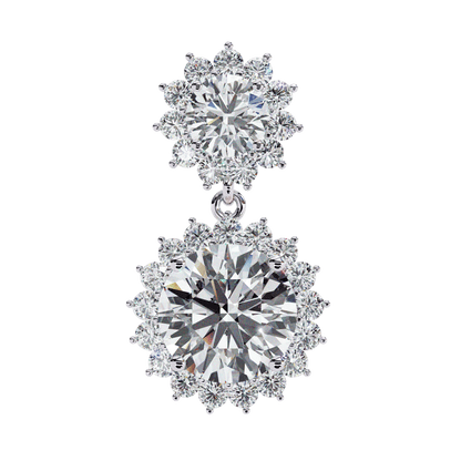 Sun n Star Round Solitaire Earrings