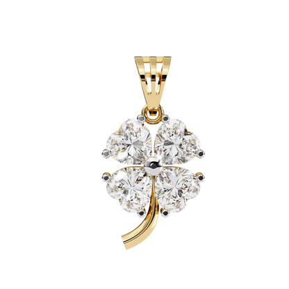 Four Hearts Flora Diamond Pendant