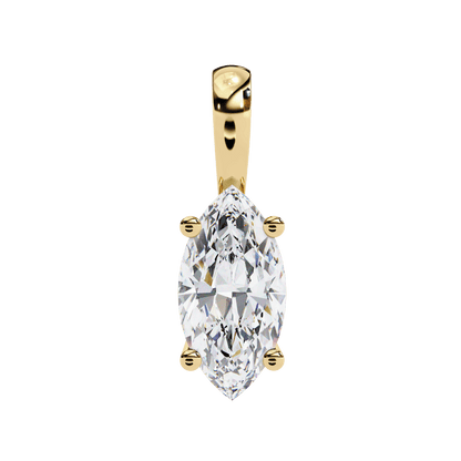 0.93 Carat Marquise Solitaire Pendant