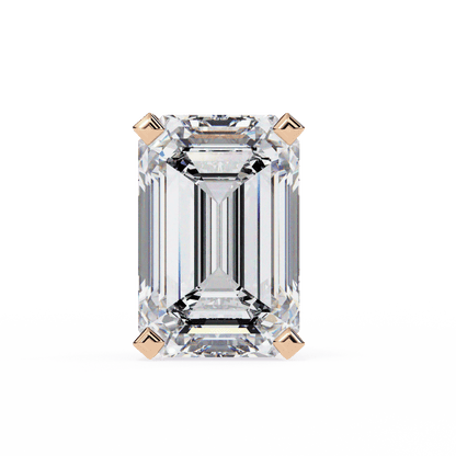 2.39 Carat Emerald Solitaire Earrings
