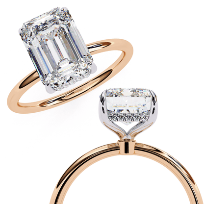 La Royale Emerald Cut Solitaire Ring