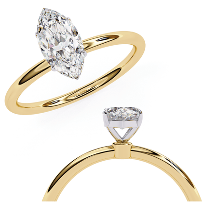 Kia Marquise Soliataire Ring