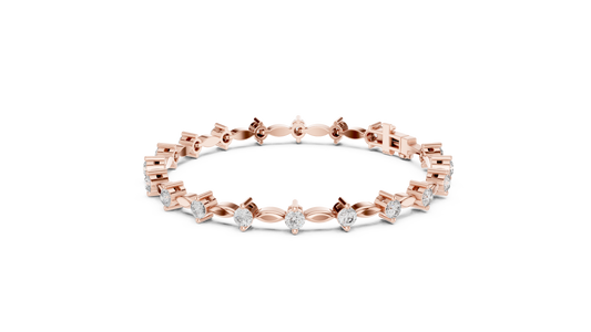 11 Pointer Designer Diamond Bangle