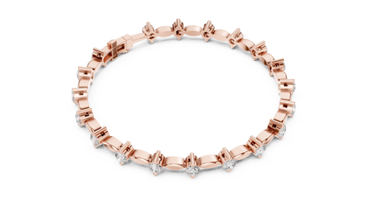 11 Pointer Designer Diamond Bangle