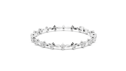11 Pointer Designer Diamond Bangle