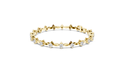 11 Pointer Designer Diamond Bangle