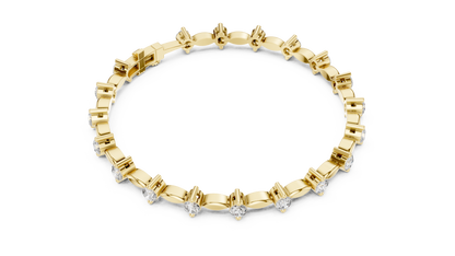 11 Pointer Designer Diamond Bangle