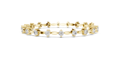11 Pointer Designer Diamond Bangle