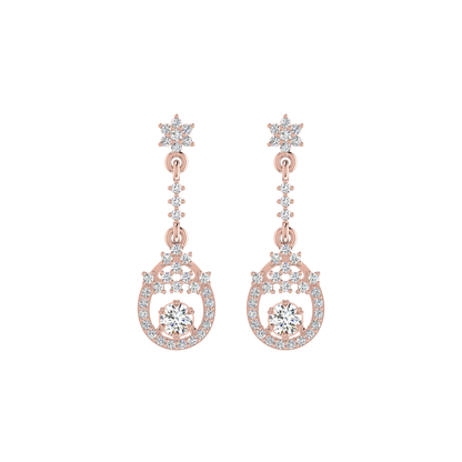 Starry Night Diamond Danglers