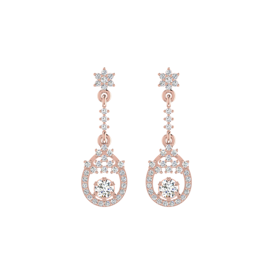 Starry Night Diamond Danglers