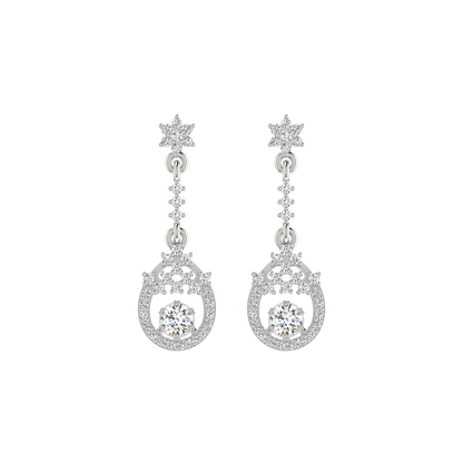 Starry Night Diamond Danglers
