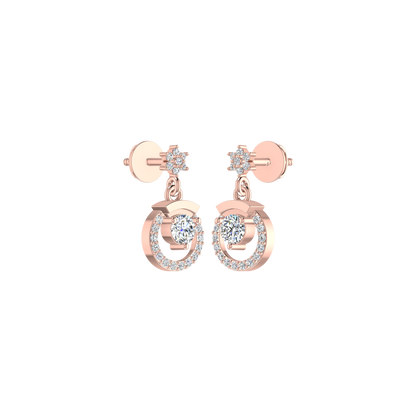 Circlet Diamond Earrings