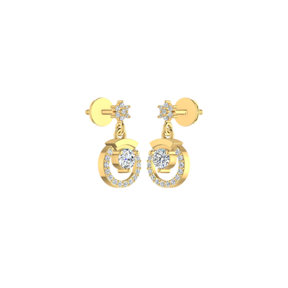 Circlet Diamond Earrings
