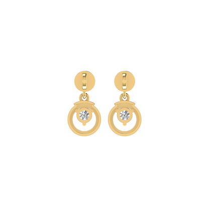 Circlet Diamond Earrings