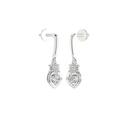Fancy Daily Wear Diamond Earrings
