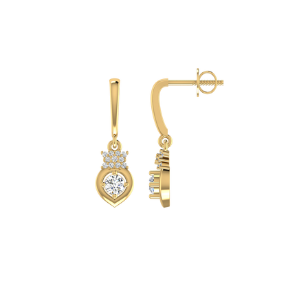 Fancy Daily Wear Diamond Earrings