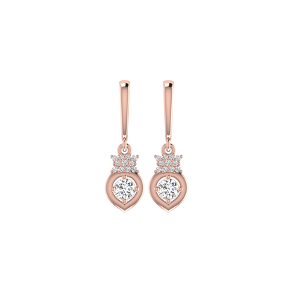 Fancy Daily Wear Diamond Earrings