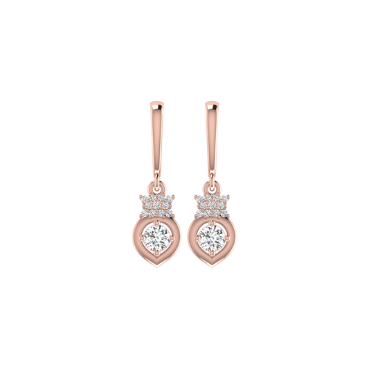 Fancy Daily Wear Diamond Earrings