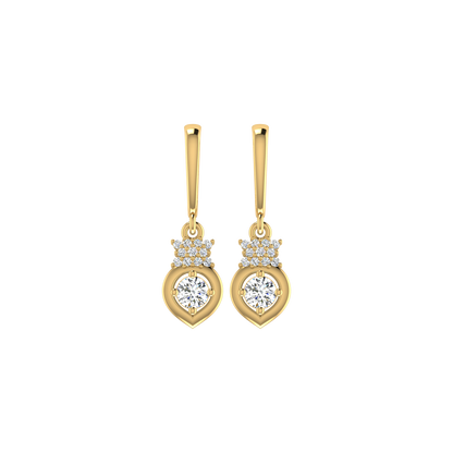 Fancy Daily Wear Diamond Earrings