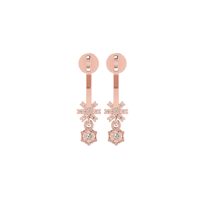 Delicate Star Diamond Earrings