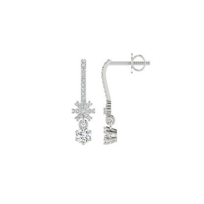 Delicate Star Diamond Earrings